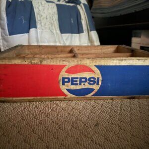 Vintage Wooden Pepsi Crate
